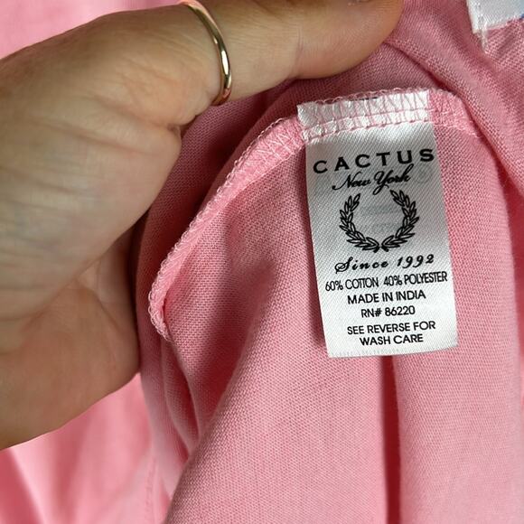 NWT Cactus Man Ricky Singh Super soft Sueded tee T-Shirt V-Neck Size XXL - Picture 6 of 7